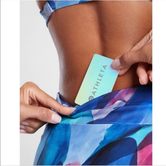 🆕 Athleta Malibu Printed Boyshort in Make A Splash, XS, NWT - Picture 3 of 15